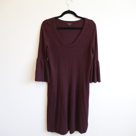 RW&Co Large Women's Maroon Dress - Picture 2 of 4